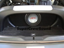 Nissan 350Z Subwoofer Enclosure 03-08 Front Hatch area W/ Amp Rack